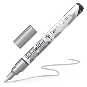 Vysústrujiteľný popisovač chróm „Paint-It 060“, 2 mm, SCHNEIDER ML06101460